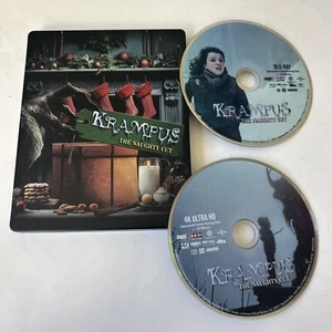 Shout 4K UHD Krampus: The Naughty Cut Blu ray-steelbook-2 disc-Adam Scott-X-mas - Picture 1 of 7