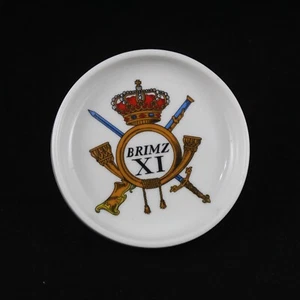 Decorative Plate Porcelain ESCUDO MILITAR Brimz XI Brigade Extremadura Armored - Picture 1 of 3