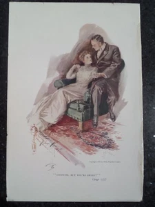 Goodness But You're Sweet Victorian Era Romance Harrison Fisher 1909 Print - Picture 1 of 1