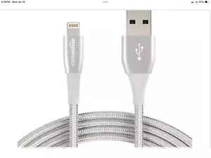 AmazonBasics Premium 10FT iPhone . to USB-A Cable - Picture 1 of 1