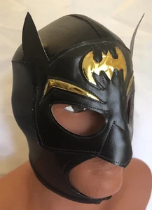 ¡¡MASCARILLA LUCHADOR BATMAN!! IMPRESIONANTE PARA HALLOWEEN 🎃!! ¡¡CLÁSICO!! ¡HECHO A MANO!! - Imagen 1 de 4