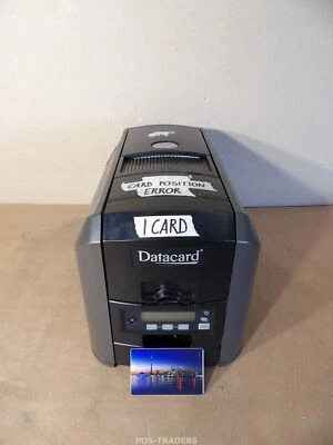 Datacard CD815 Direct to Card ID Card Printer LAN - 1 CARD - POSITION ERROR - Bild 1 von 4
