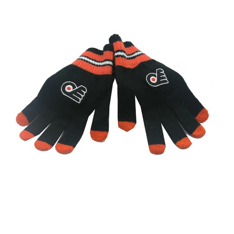 Philadelphia Flyers NHL Reebok Youth Boys (8-20) OSFM Winter Gloves Mitts New Cover