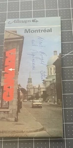 Vintage Canada Map, 1985, Montreal - Picture 1 of 15
