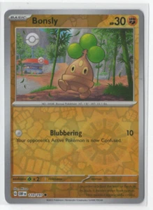 Pokemon Obsidian Flames 110/197 Bonsly Reverse Holo - Picture 1 of 1