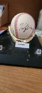 MO VAUGHN AUTOGRAPHED RAWLINGS BASEBAL BOSTON RED SOX no/COA - Picture 1 of 1