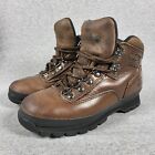 Vintage Timberland 95311  Brown Leather Trail Ankle Boots Lace Up Size 7.5