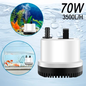 Mini Wasserpumpe, 70W 3500L/H Aquariumpumpe Springbrunnenpumpe Klein Tauchpumpe - Bild 1 von 12