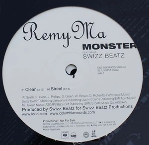REMY MA "MONSTER" feat SWIZZ BEATZ 2X VINYL PROMO EP NM 2002 LOUD CAS56834 - Picture 1 of 3