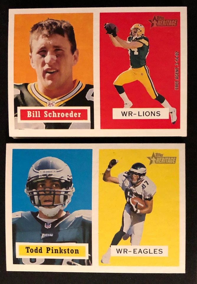 2002 Topps Heritage Football Cards Singles You Pick - Image 1 of 4