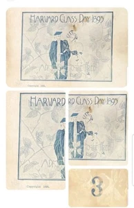 1895 Harvard College Graduation Ticket W E B Dubois 1st Black PHD NAACP FOUNDER - Picture 1 of 5
