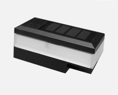 LED Solarleuchte Solarkappe für Doppelstabmattenzaun 60 x 40 Pfostenkappe - Bild 1 von 4