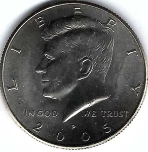 2005-P Brilliant Uncirculated Copper-Nickel Clad Copper Strike Half Dollar Coin! - Picture 1 of 2