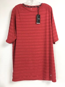 American Tall Herren XL T T-Shirt Rundhals Rot Performance Actibe Tee NEU - Bild 1 von 9