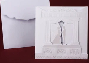 Einladungskarten Einladung Zur Hochzeit Theater Kulisse Glückwunschkarte (8 - Bild 1 von 5