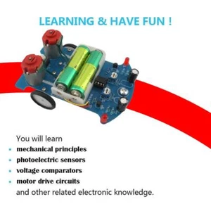 Practice Soldering Learning Electronics Smart Car Soldering Kits DIY Q3B4 - Picture 1 of 12