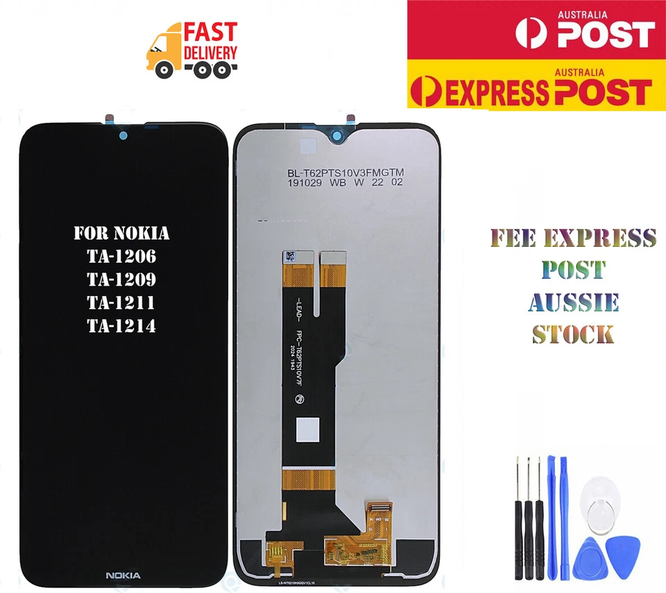 OEM NOKIA 2.3 LCD DISPLAY TOCUH SCREEN DIGITIZER REPLACEMENT BLACK AU STOCK - Image 1 of 1