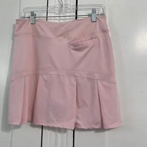 Honour Sports Women’s Tennis Skort Size Large Pink Golf Skirt Pocket - Picture 1 of 6