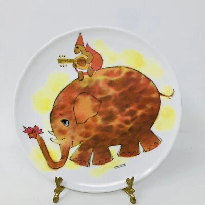 Placa Nelliphant Lenoxware vintage de plástico de 7,5 pulgadas Foto 1 de 4