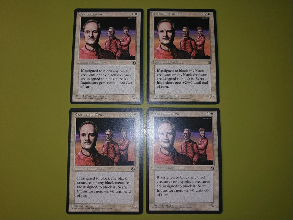 Serra Inquisitors x4 Homelands 4x Playset Magic the Gathering MTG  - Image 1 of 1