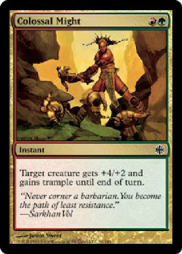 COLOSSAL MIGHT X4 4 4X Alara Reborn MTG Magic the Gathering Cards DJMagic - Image 1 of 1