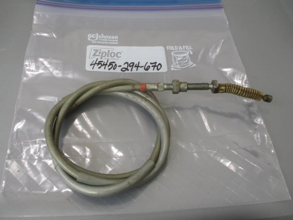 NOS Honda OEM Front Brake Cable 1968-1969 CB450 1969-1970 CL450 45450-294-670 - Image 1 of 1