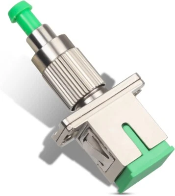 FC/APC Male to SC/APC Female Fiber Optic Adapter SingleMode Connector - Image 1 of 4