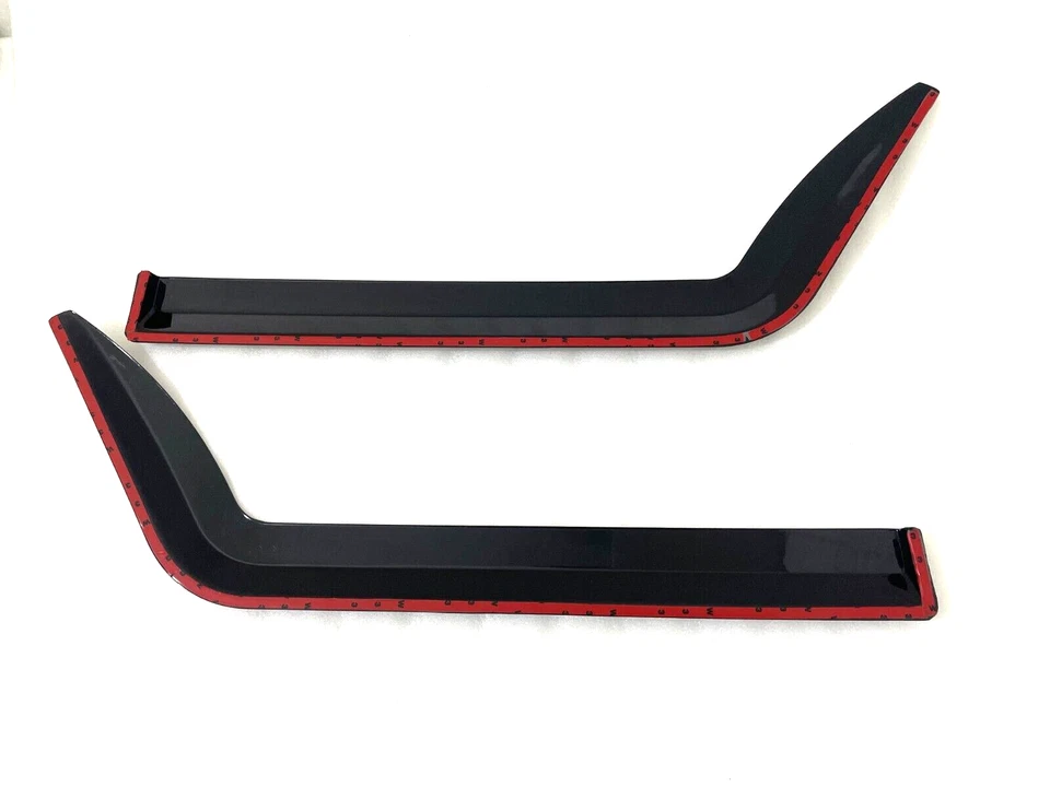 SUZUKI SAMURAI DOOR VISOR WEATHER SHIELD WIND DEFLECTOR UNBREAKABLE SET Of 2 Foto 1 de 4