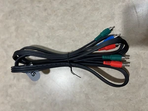 RGB Cable; Male RCA to Male RCA cable;  6 feet long - Picture 1 of 3
