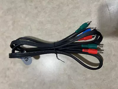 RGB Cable; Male RCA to Male RCA cable;  6 feet long - Image 1 of 3