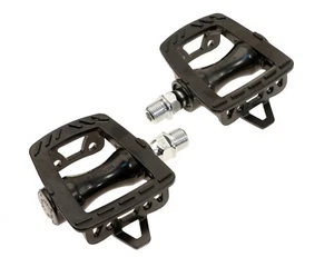 MKS GR-9 Alloy Road Pedals Black Commuter Single Speed Fixed NEW in Box - Picture 1 of 4