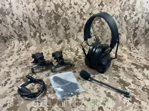 FMA FCS AMP Style Noise Reduction Headset (Black) TB1372-BK - Picture 1 of 10