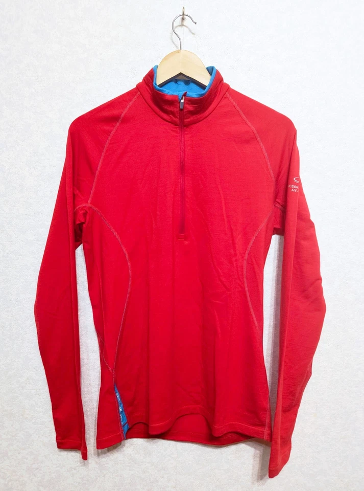 Camisa Icebreaker Merino Bodyfit 260 1/2 Cremallera Manga Larga Hombre Talla M Foto 1 de 4