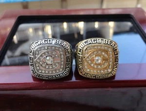 (2pcs) 1985 Chicago Bears Ring Gift set size 11 -- - Picture 1 of 3