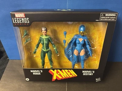 6-дюймовая экшн-фигурка Marvel Legends Series X-Men Comics Rogue and Destiny упаковка 2 шт. новая - Изображение 1 из 4