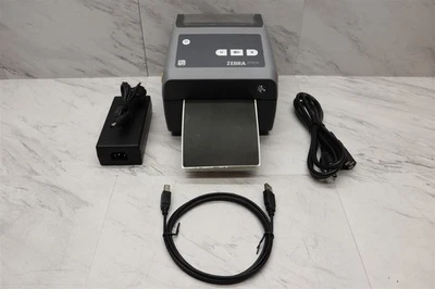 Zebra ZD620 USB Ethernet Serial Label Thermal Barcode Printer & Adapter D01F00EZ - Image 1 of 4