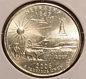 USA - 2006P - Washington ¼ $ - Nebraska - State Issue - Picture 1 of 1