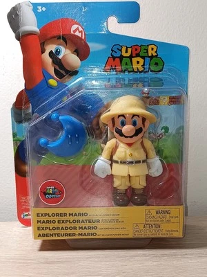 *ENVÍO GRATUITO* 4" EXPLORER MARIO Super Mario Odyssey World of Nintendo Fig Jakks Foto 1 de 4