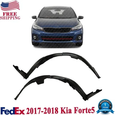 前内挡泥板衬里左右两侧套装适用于起亚 Forte5 2017 - 2018 2.0L — 第 1/4 张图片