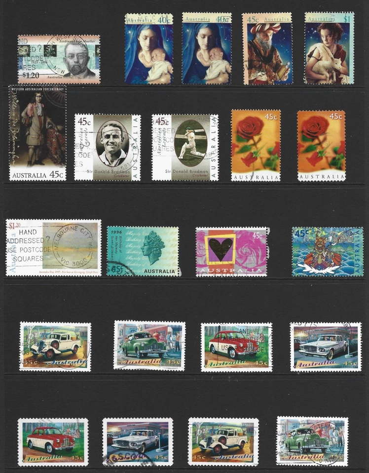 Selection 22  Australian Stamps Used - Image 1 of 1