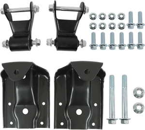 Rear Leaf Spring Hanger Bracket Shackle Kit for GMC Sierra 1500 Chevy Silvera... - Picture 1 of 6