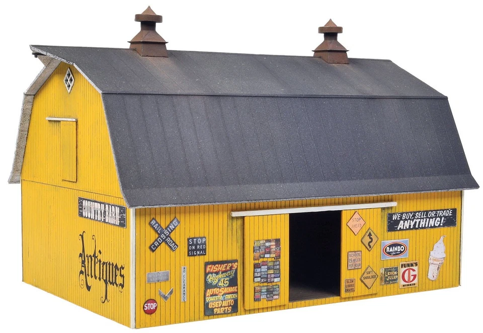 Walthers Cornerstone HO Scale Building/Structure Kit Antiques Barn - Image 1 of 1