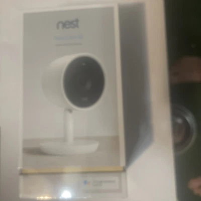 Google - Nest Cam IQ Indoor Full HD Wi-Fi Home Security Camera Model NC3100US  - Image 1 of 4