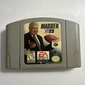 Madden NFL 99 (Nintendo 64, N64) Cartridge Only - Tested - Foto 1 di 2