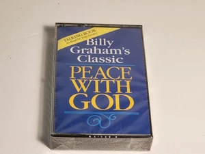 Billy Graham's Classic Cassette Tape Peace With God - Talking Book - NEW SEALED! - Picture 1 of 3