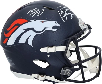 Casco Autografiado Peyton Manning Broncos Fanáticos Auténtico Certificado de Autenticidad Artículo #14365914 Foto 1 de 2