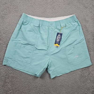 AFTCO Shorts Mens 42 Blue Cargo Fishing Outdoors Nature Hiking Nylon 6" New NWT - Image 1 of 4