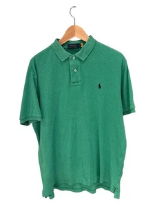 Polo Ralph Lauren Mens Green Polo Shirt M 100% Cotton - Picture 1 of 6