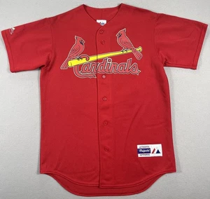 NWOT VIntage Majestic Mark McGwire #25 Jersey Made USA St Louis Cardinals Size M - Picture 1 of 11