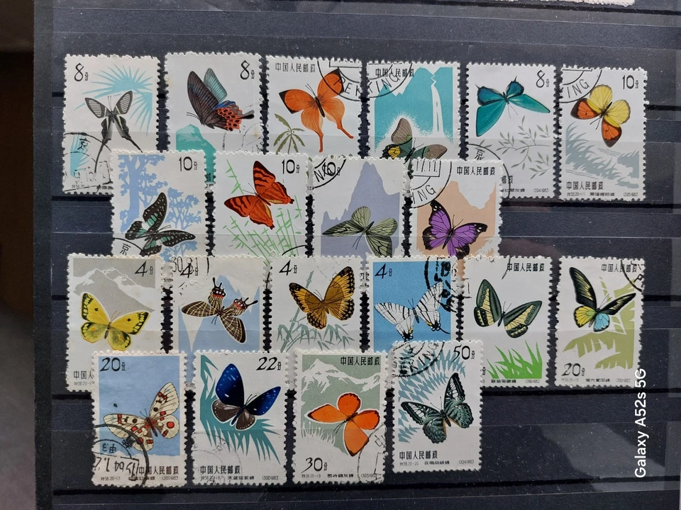 (740b) CHINA - Pequeña colección mariposas - Usado Foto 1 de 1